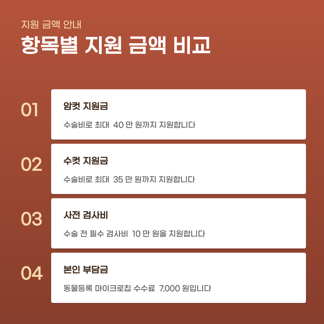 창원시 실외사육견 중성화 지원 신청 방법과 준비 서류 4가지