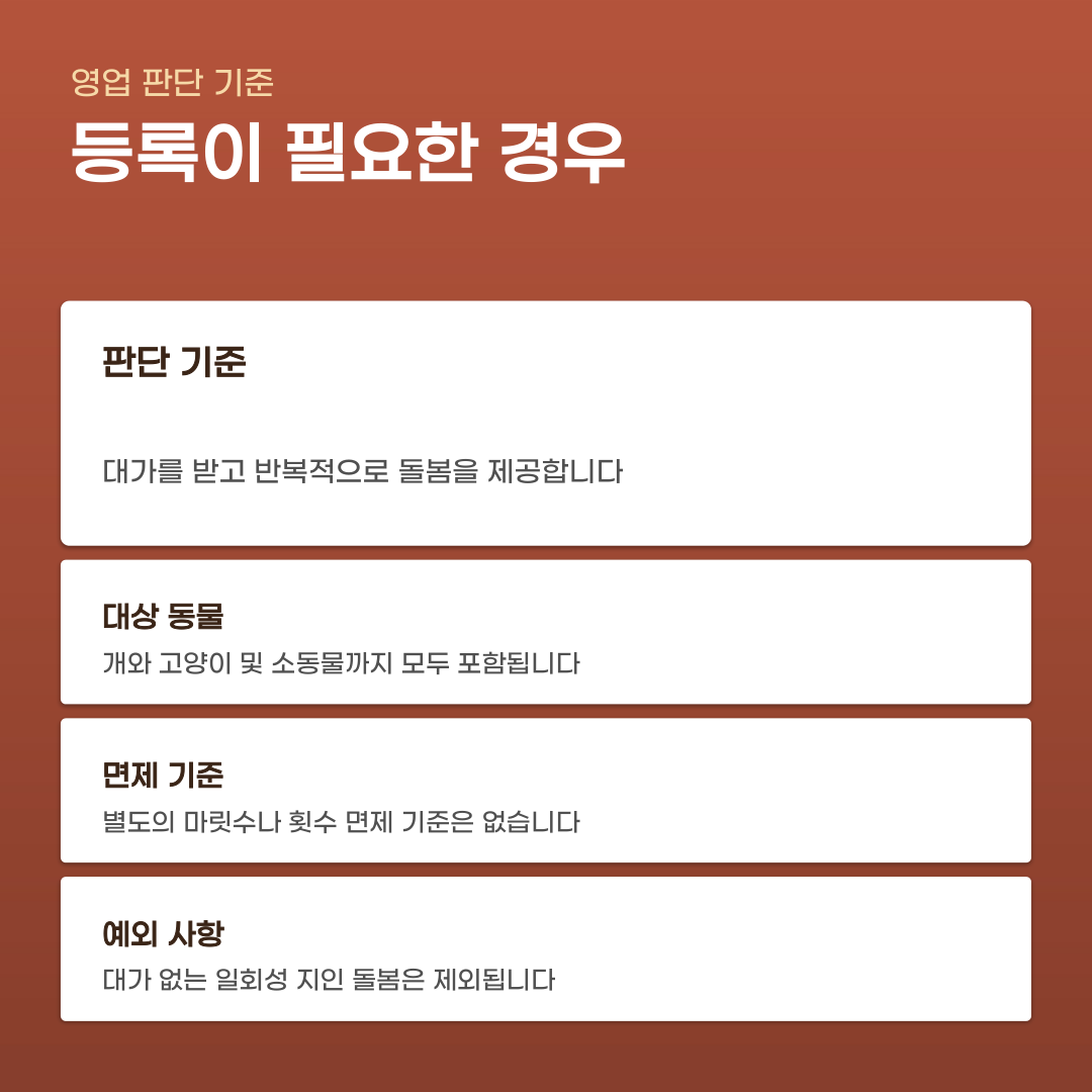 무등록 펫시팅 처벌 규정 앞두고 꼭 확인할 것