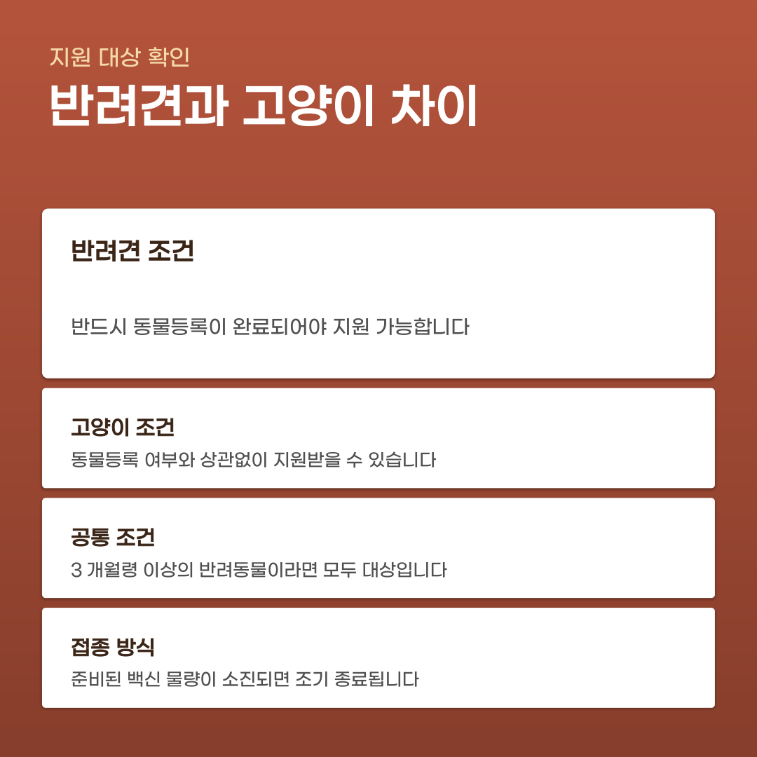 접종비 부담될 때 확인하는 광견병 예방접종 지원사업 혜택