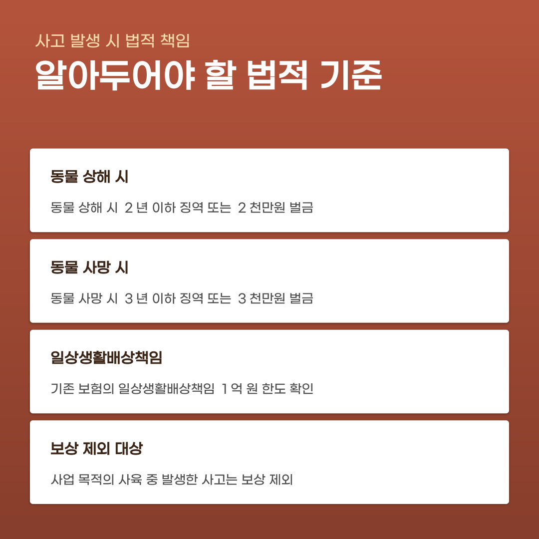 반려견 돌발행동 배상책임 보험 관련 꼭 알아둬야 할 4가지